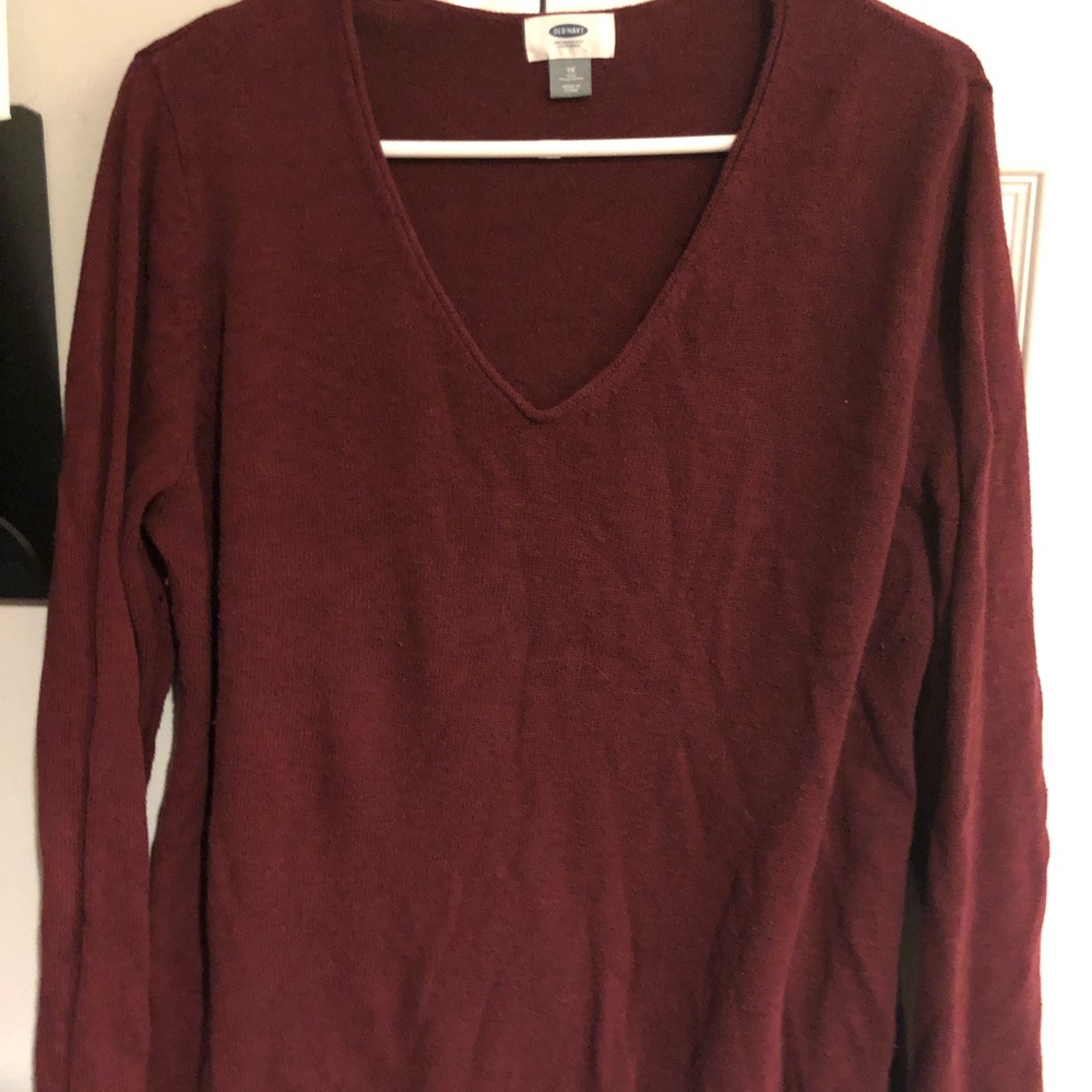 Burgundy sweater XL